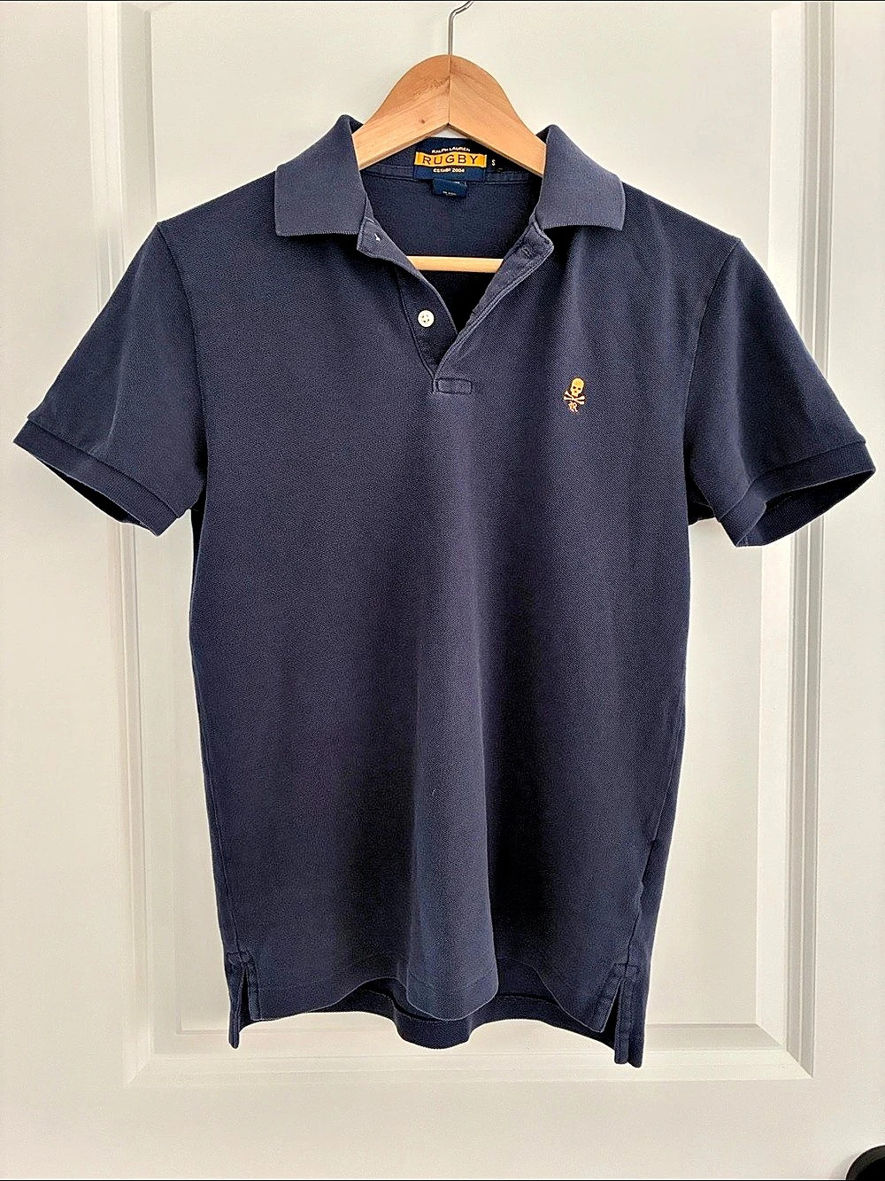 Vintage Ralph Lauren Rugby Polo Blue Small